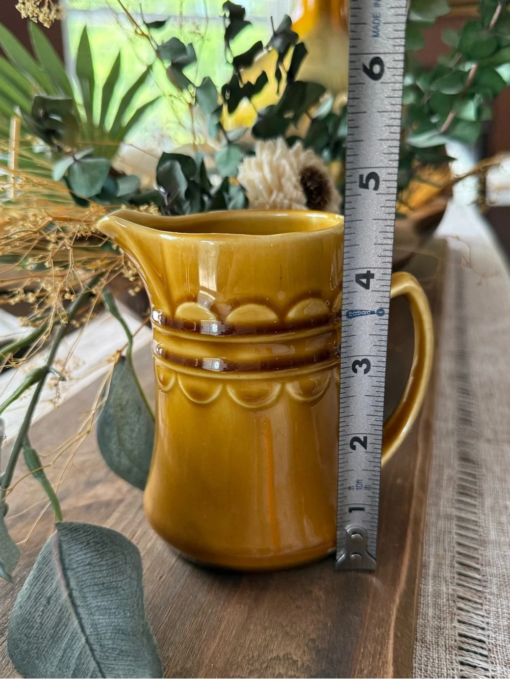 Vintage Homer Laughlin Granada Creamer Gold Speck Glaze - Picture 5 of 5